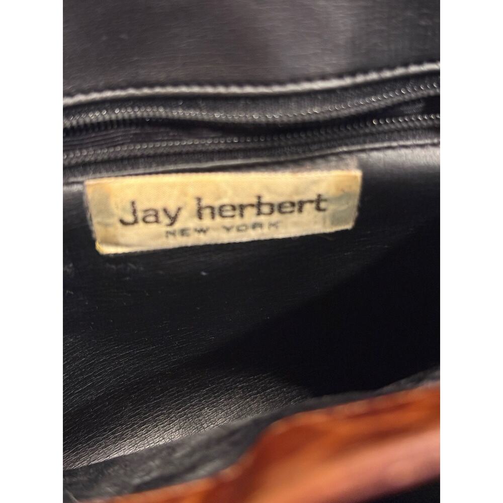 Vintage Jay Herbert NY Hair Calf Leopard Print Leather Crossbody Purse w/ Tassel - Picture 14 of 14